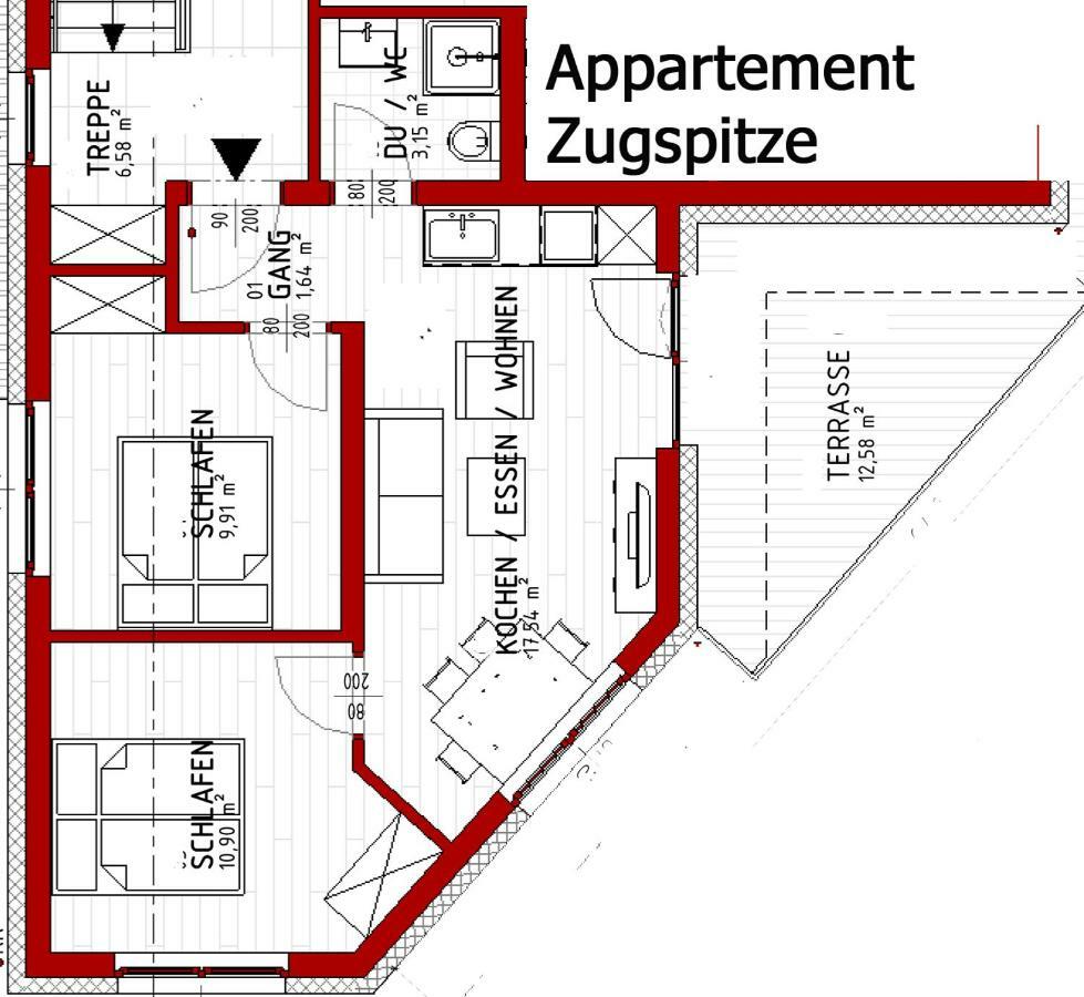 Zugspitzappartements Έρβαλντ Εξωτερικό φωτογραφία